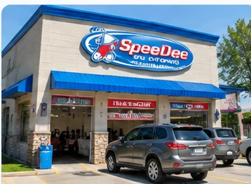 Participating SpeeDee Oil Change Store Operator location